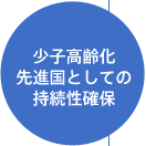 少子高齢化先進国としての持続性確保